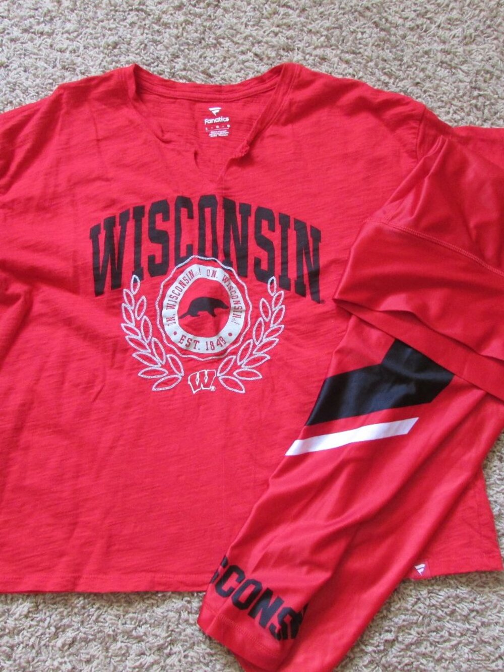 Wisconsin Badgers XL Leggings & Top